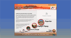 Desktop Screenshot of capedreams.net